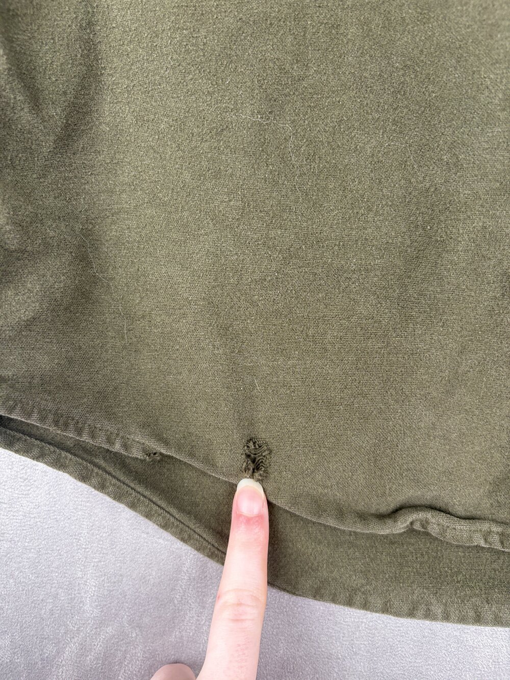 Woolrich Men's Olive Button-Down Shirt M - Picture 8 of 11